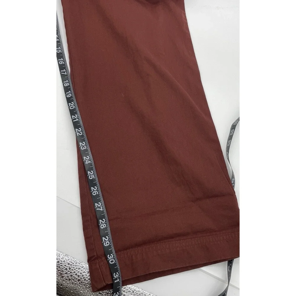 Banana Republic Chinos Flat Front Button Fly Men's 38/31 Brown Casual Preppy